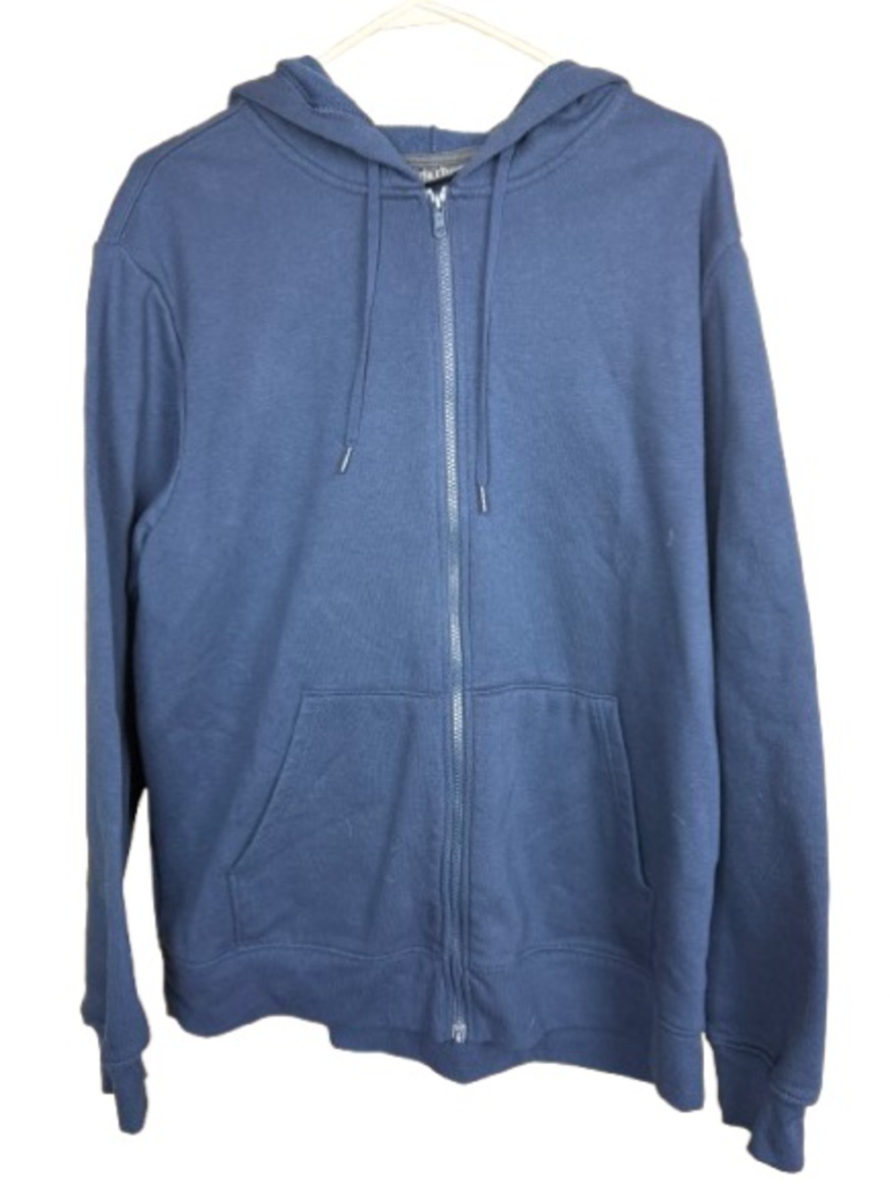 Athletic Works Navy Full-Zip Hoodie Sweatshirt